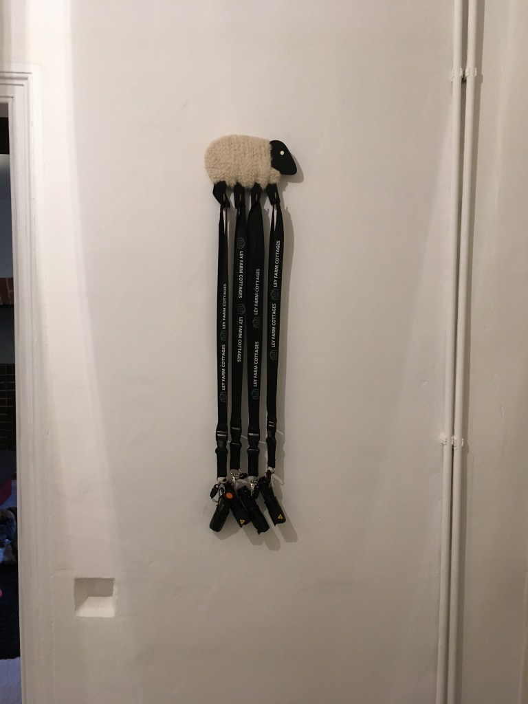 Our sheep torch hook - an essential feature!