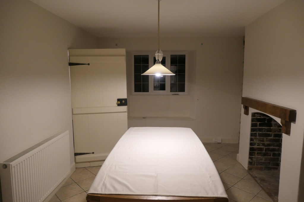 Dining room - looking bare after painting!